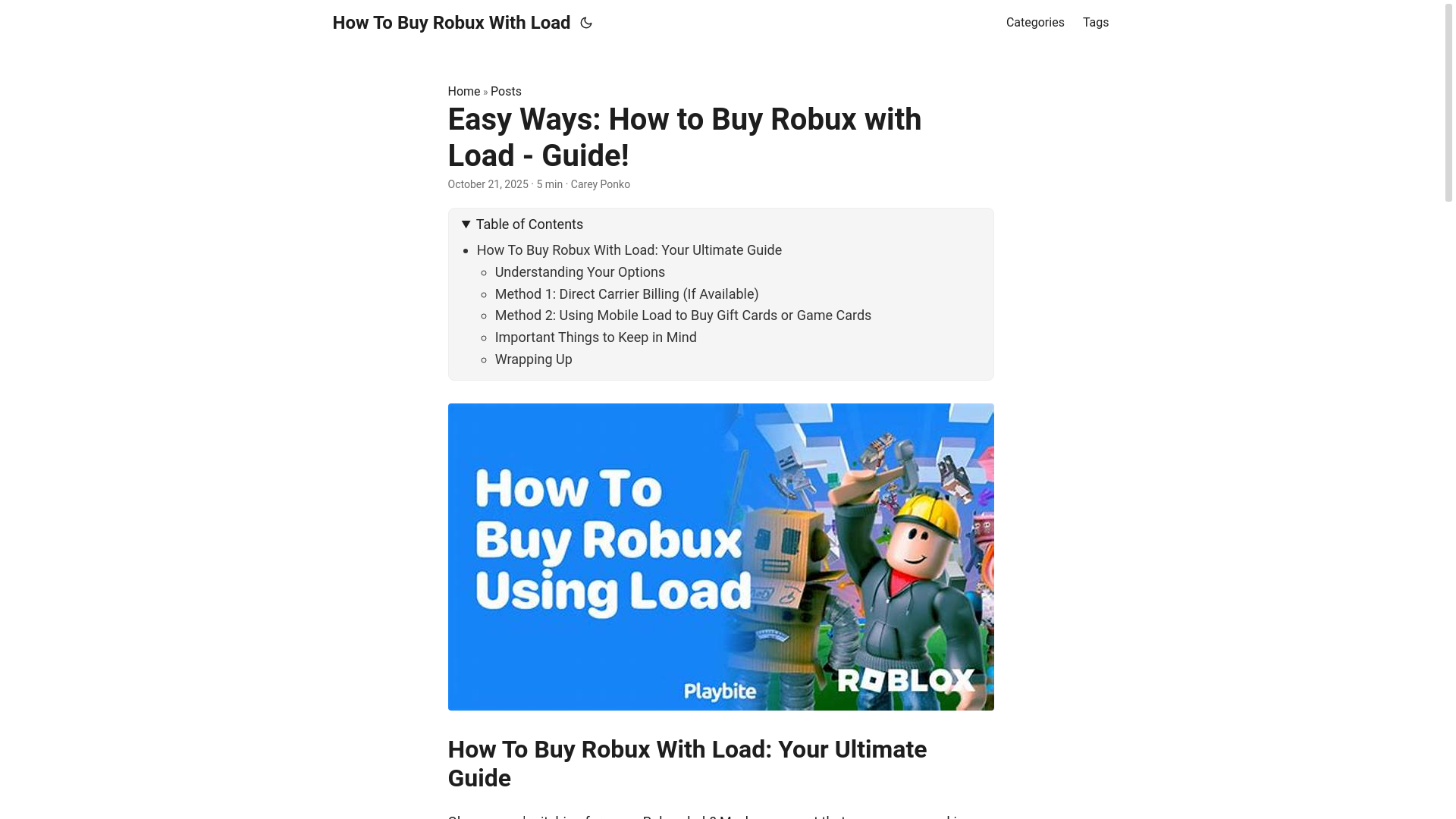 website screenshot of https://how-to-buy-robux-with-load.pages.dev/