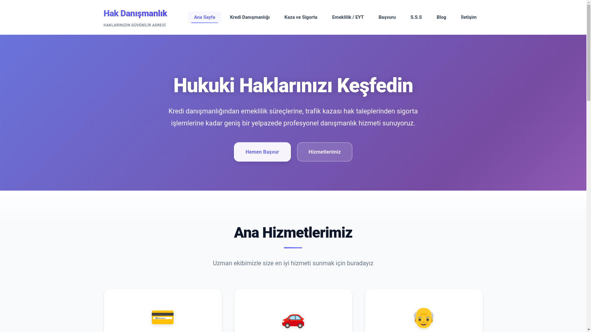 website screenshot of https://hak-3zn.pages.dev/