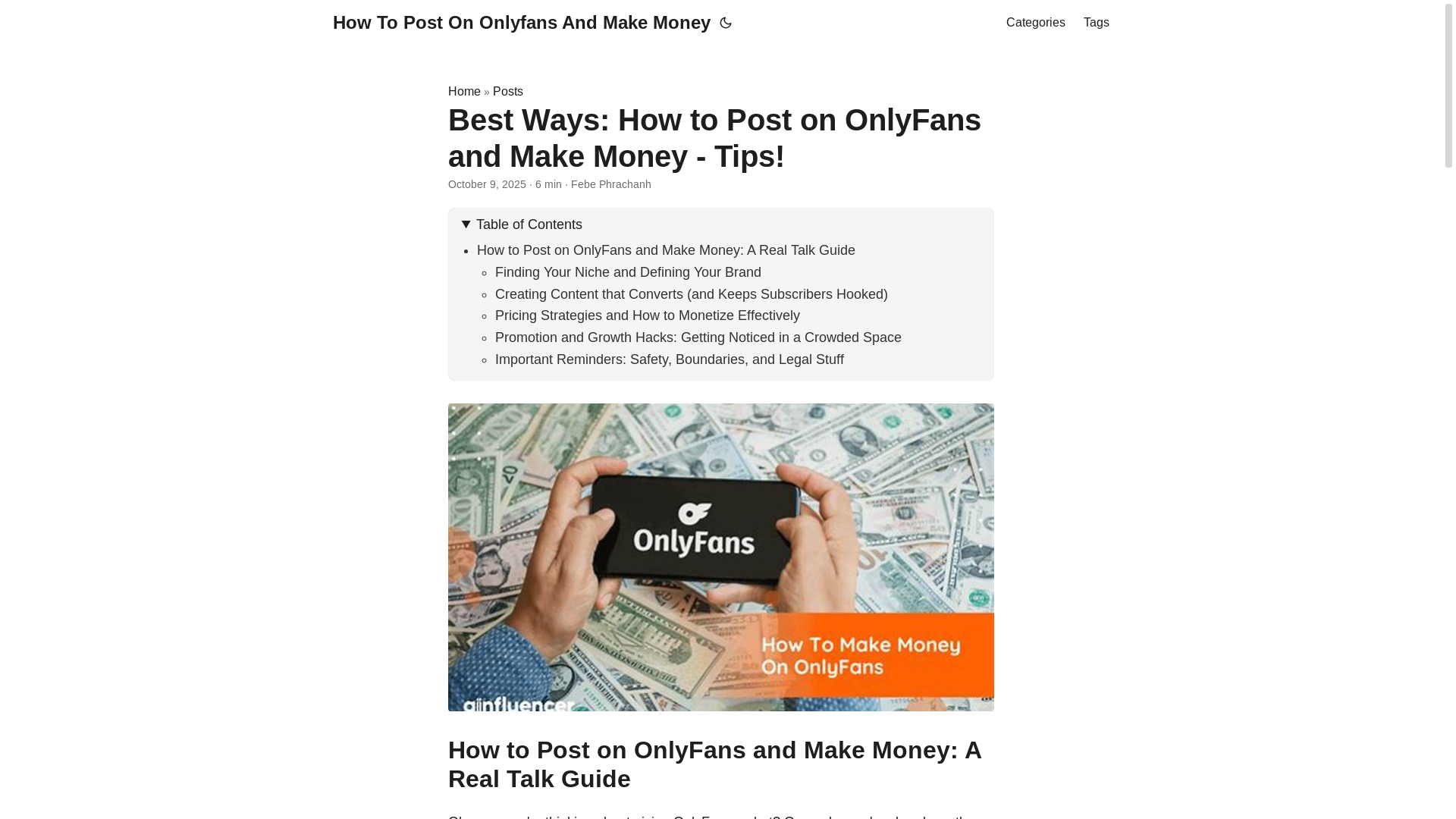 website screenshot of https://how-to-post-on-onlyfans-and-make-money.pages.dev/
