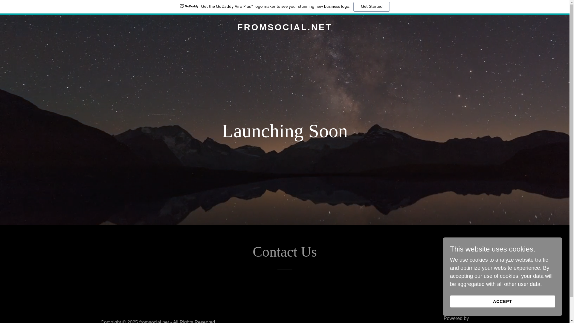 website screenshot of https://fromsocial.net/