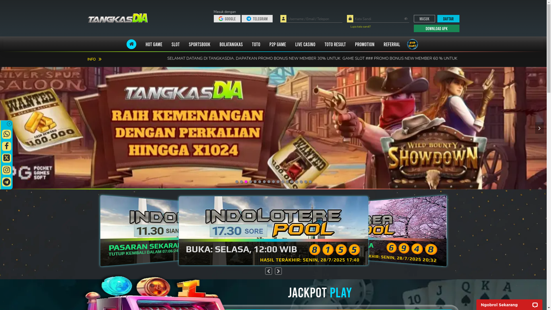 website screenshot of https://gotangkasdia.site/