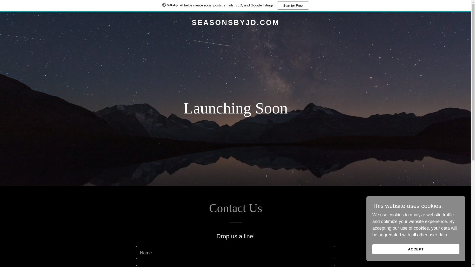 website screenshot of https://seasonsbyjd.com/