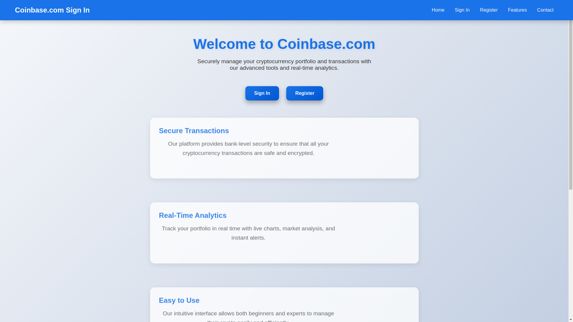 website screenshot of https://begin-app-coinbase-en.pages.dev/