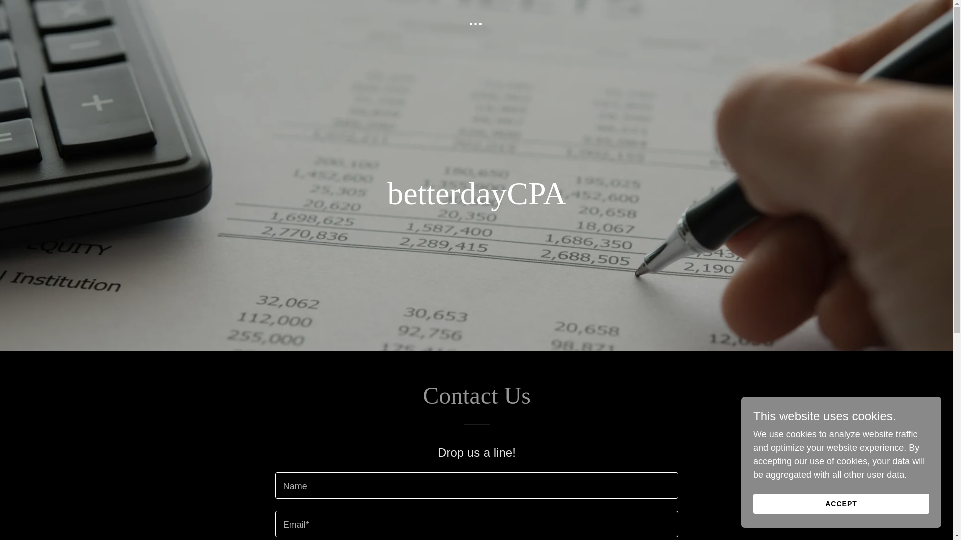 website screenshot of https://mybetterdaycpa.com/