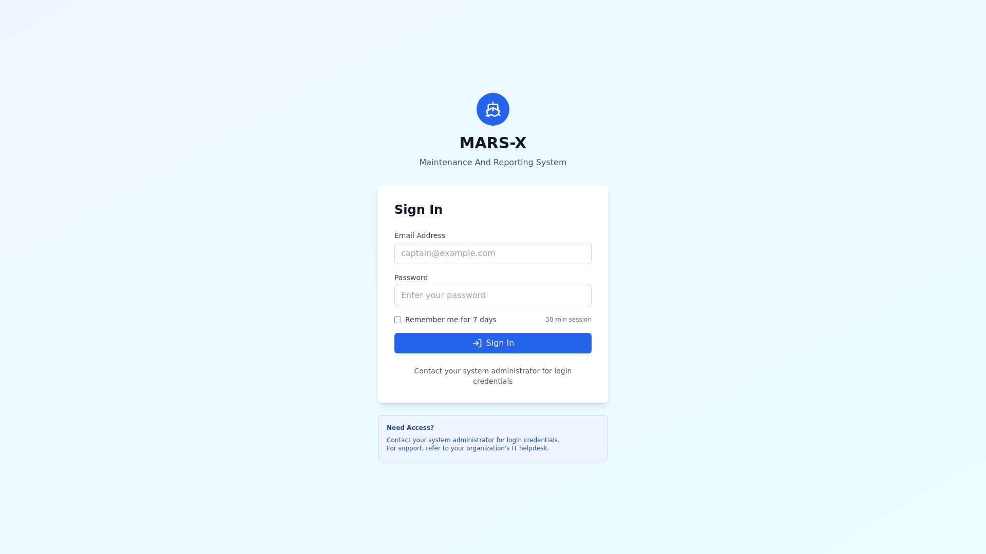 website screenshot of https://marcare-mars-x.pages.dev/