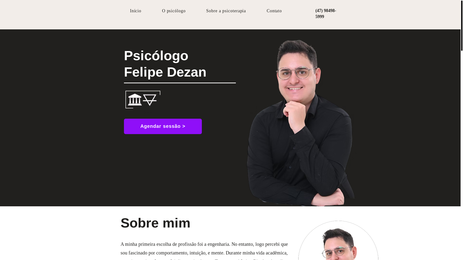 website screenshot of https://felipedezan.com/