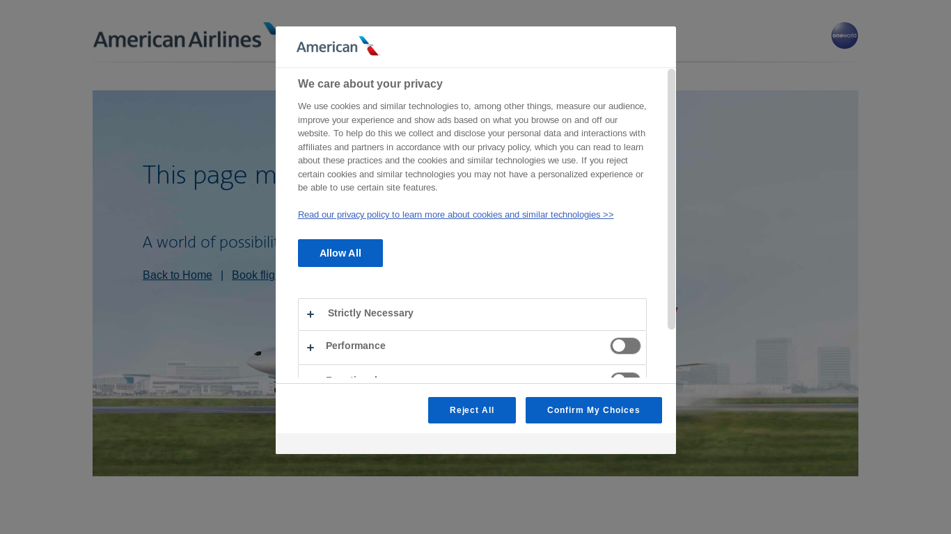 website screenshot of https://www.aa.com/flights/ticket?download=true&id=617657g311&