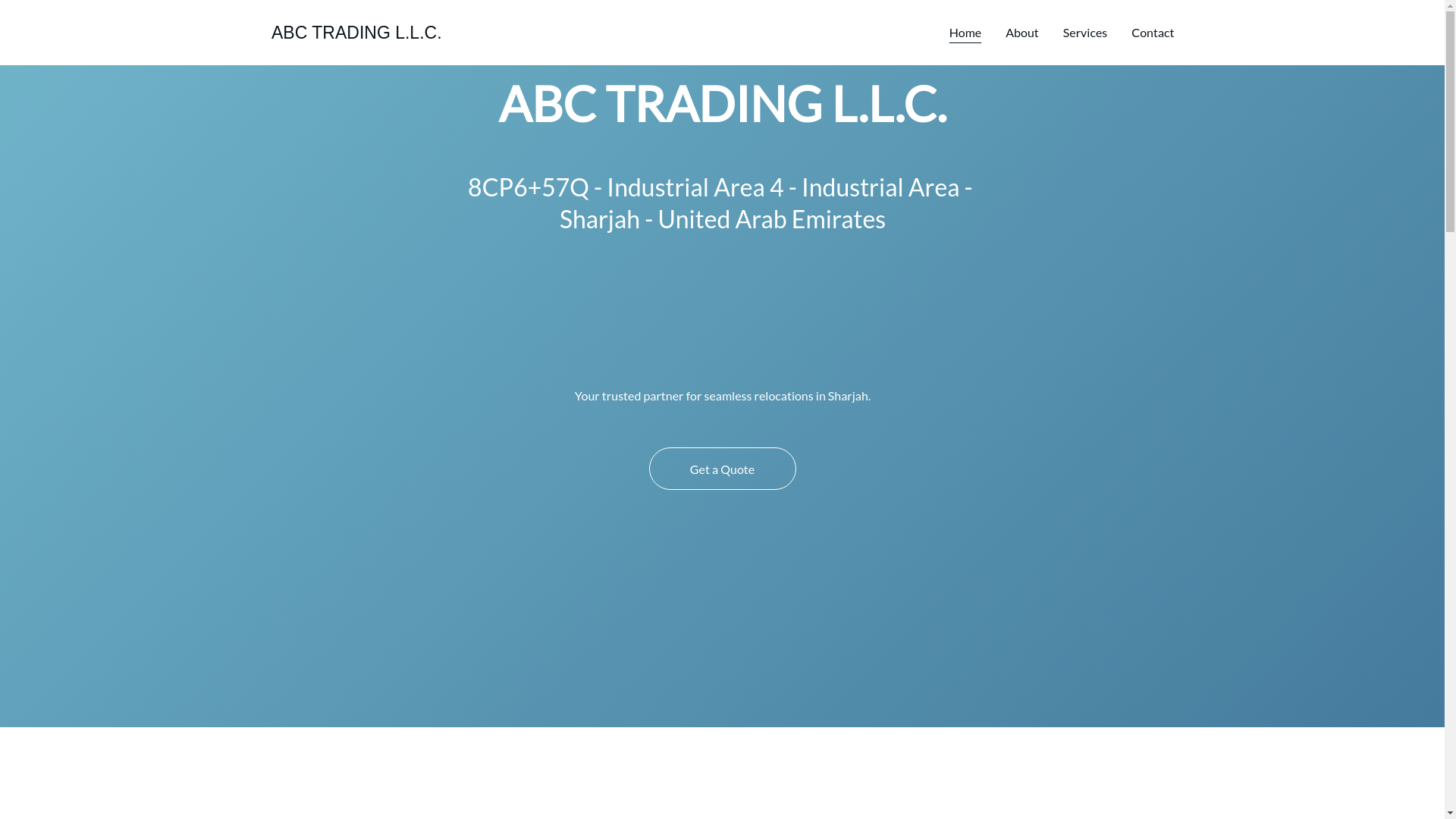 website screenshot of https://abctrading.store/