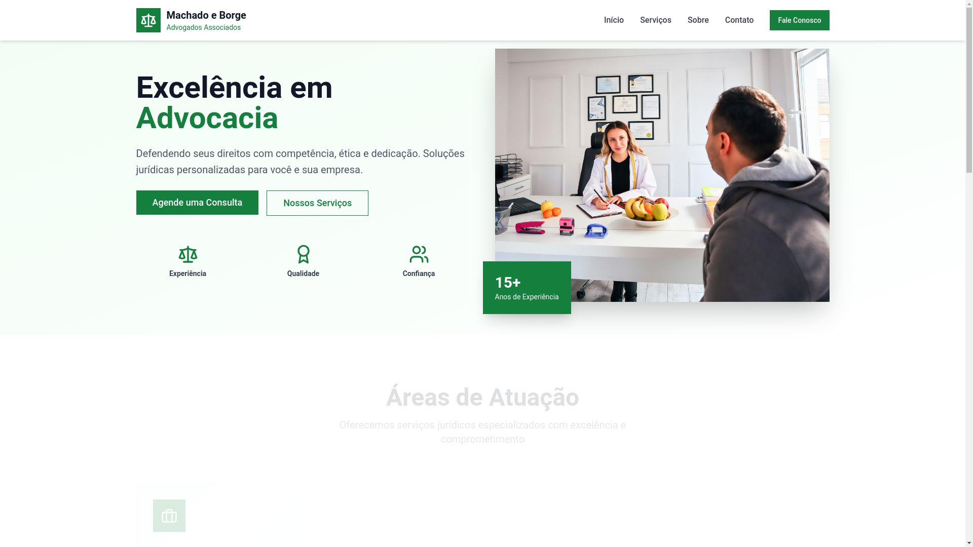 website screenshot of https://machadoadvogs.fun/