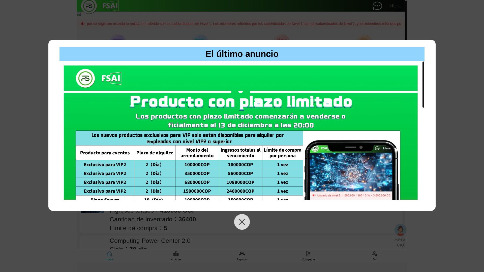 website screenshot of https://fsaimvp.com/