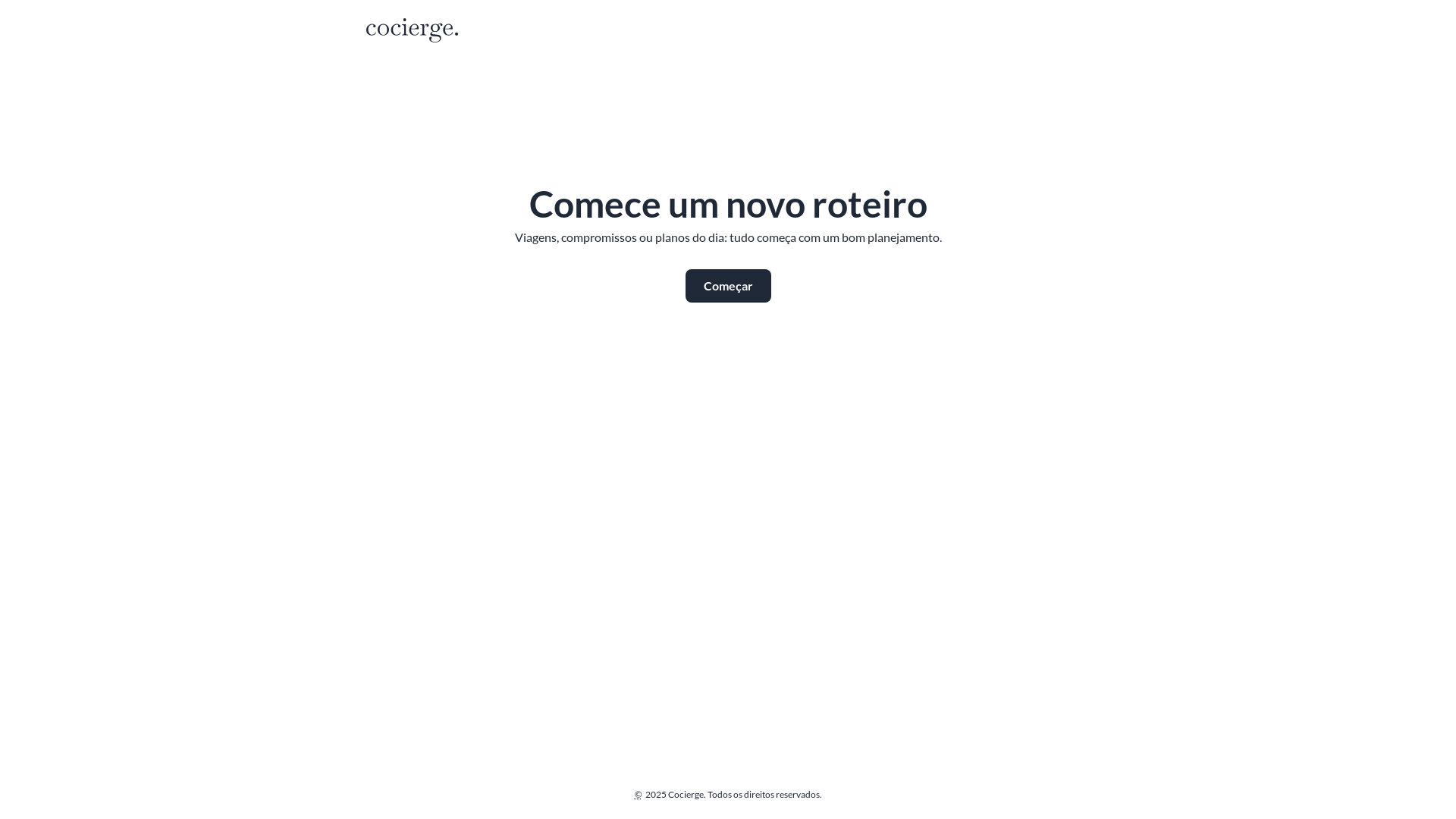 website screenshot of https://cocierge.com.br/