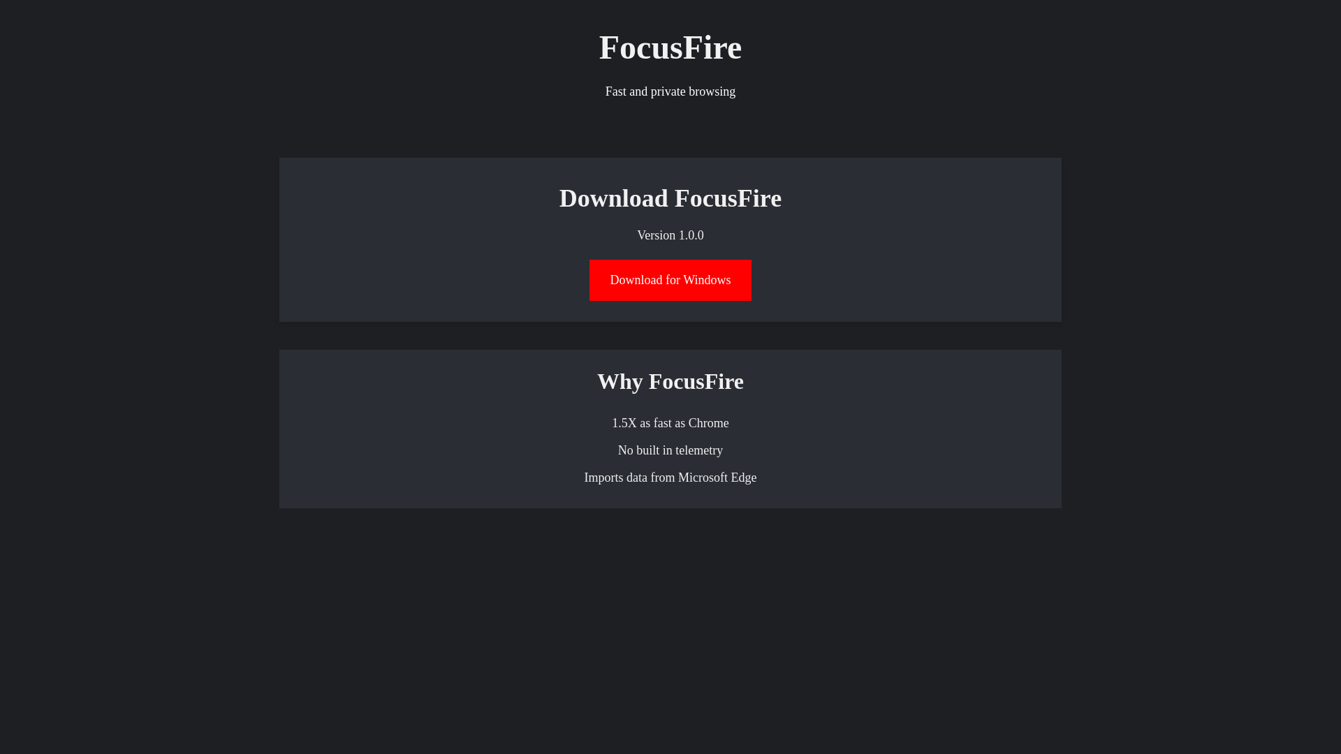website screenshot of https://focusfireproject.pages.dev/