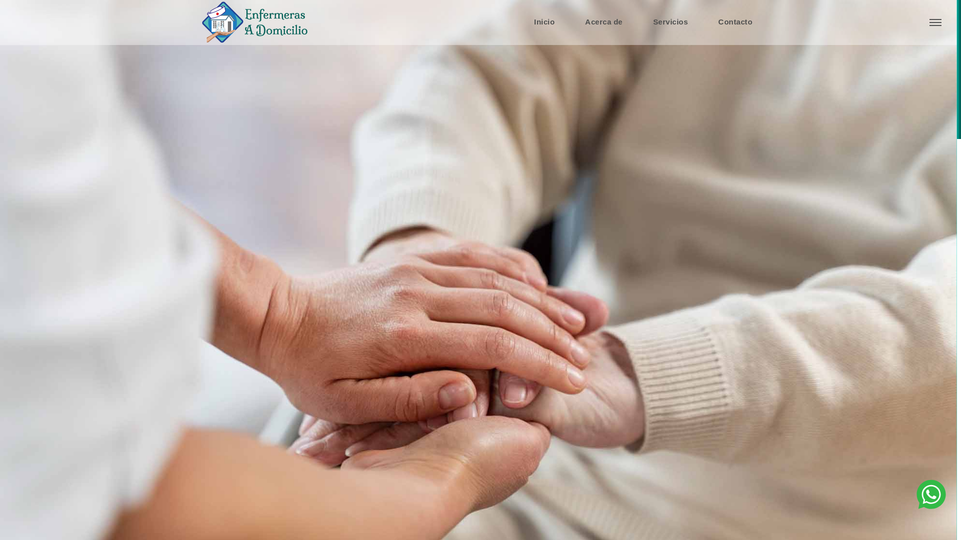 website screenshot of https://enfermerasycuidadoras.pages.dev/
