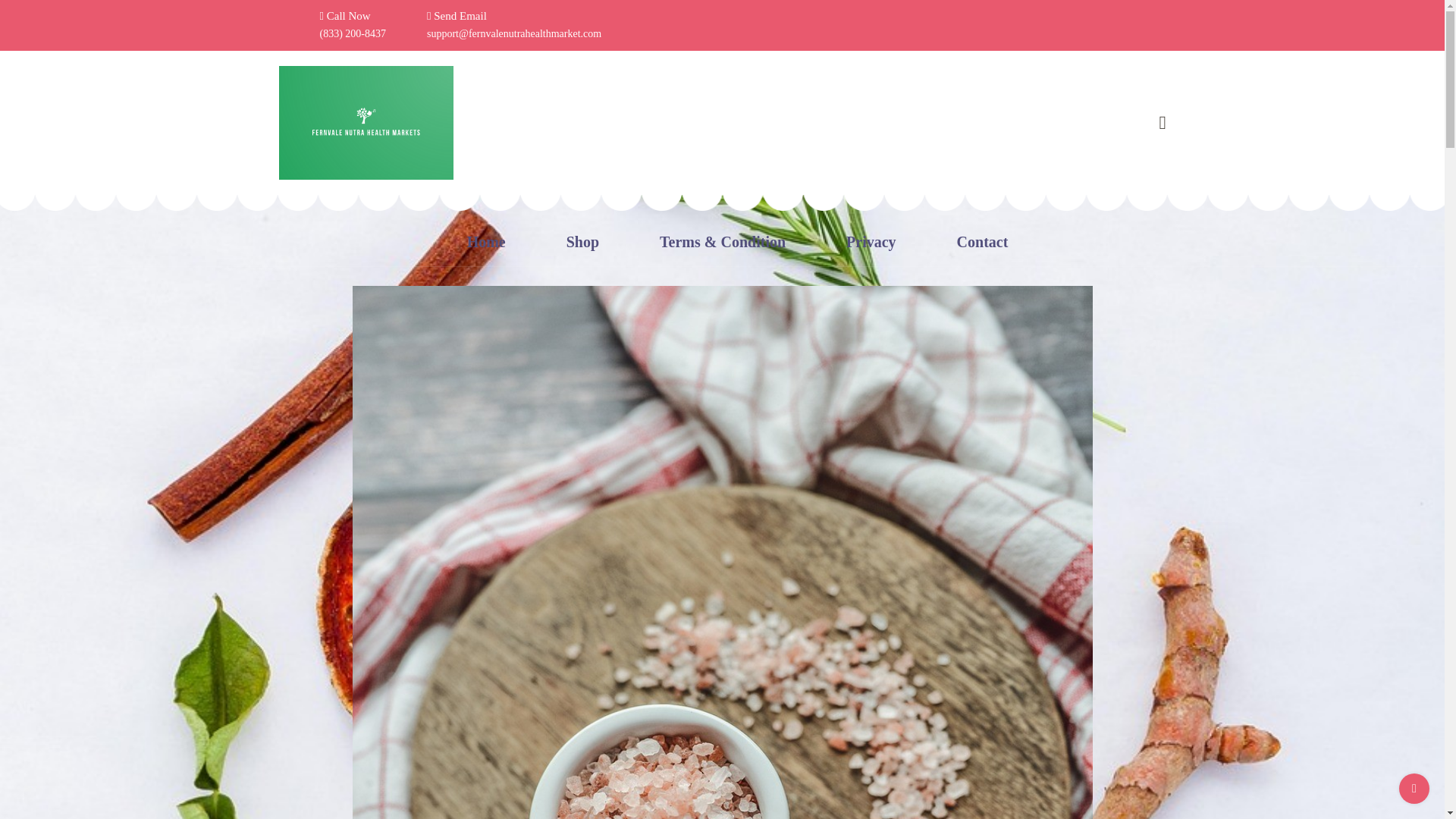 website screenshot of https://fernvalenutrahealthmarket.com/