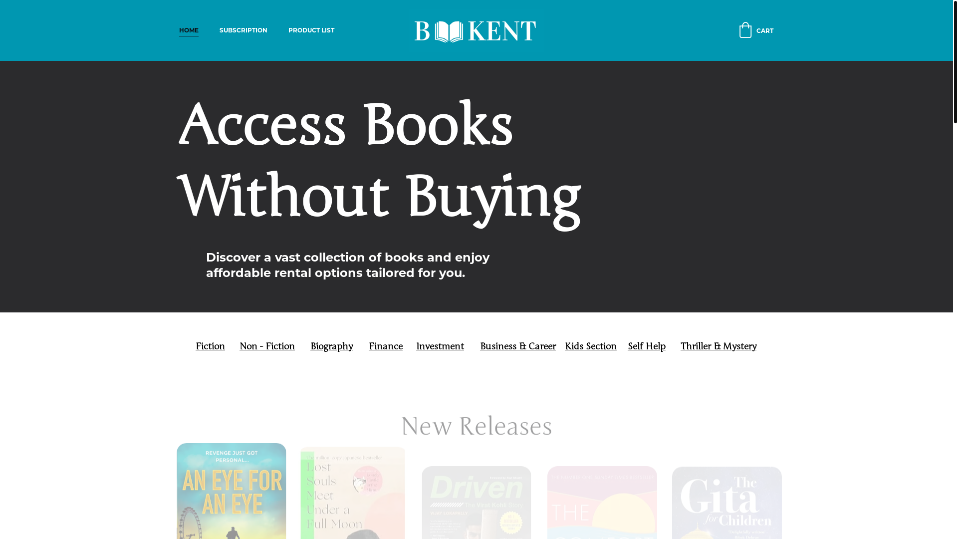 website screenshot of https://bookent.in/