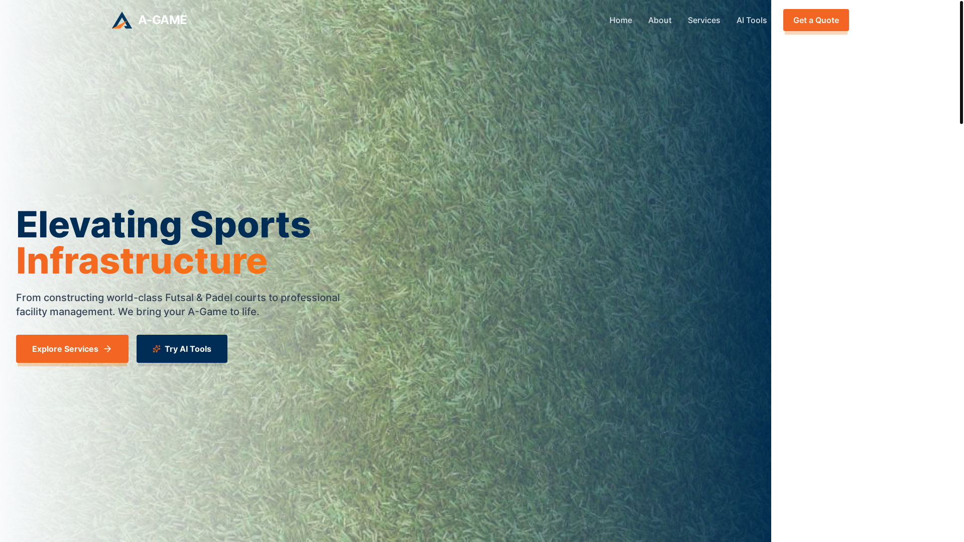 website screenshot of https://agame.pk/