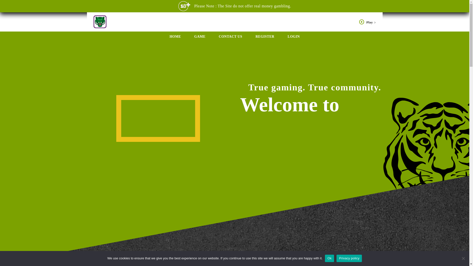 website screenshot of https://kickspintigers.com/
