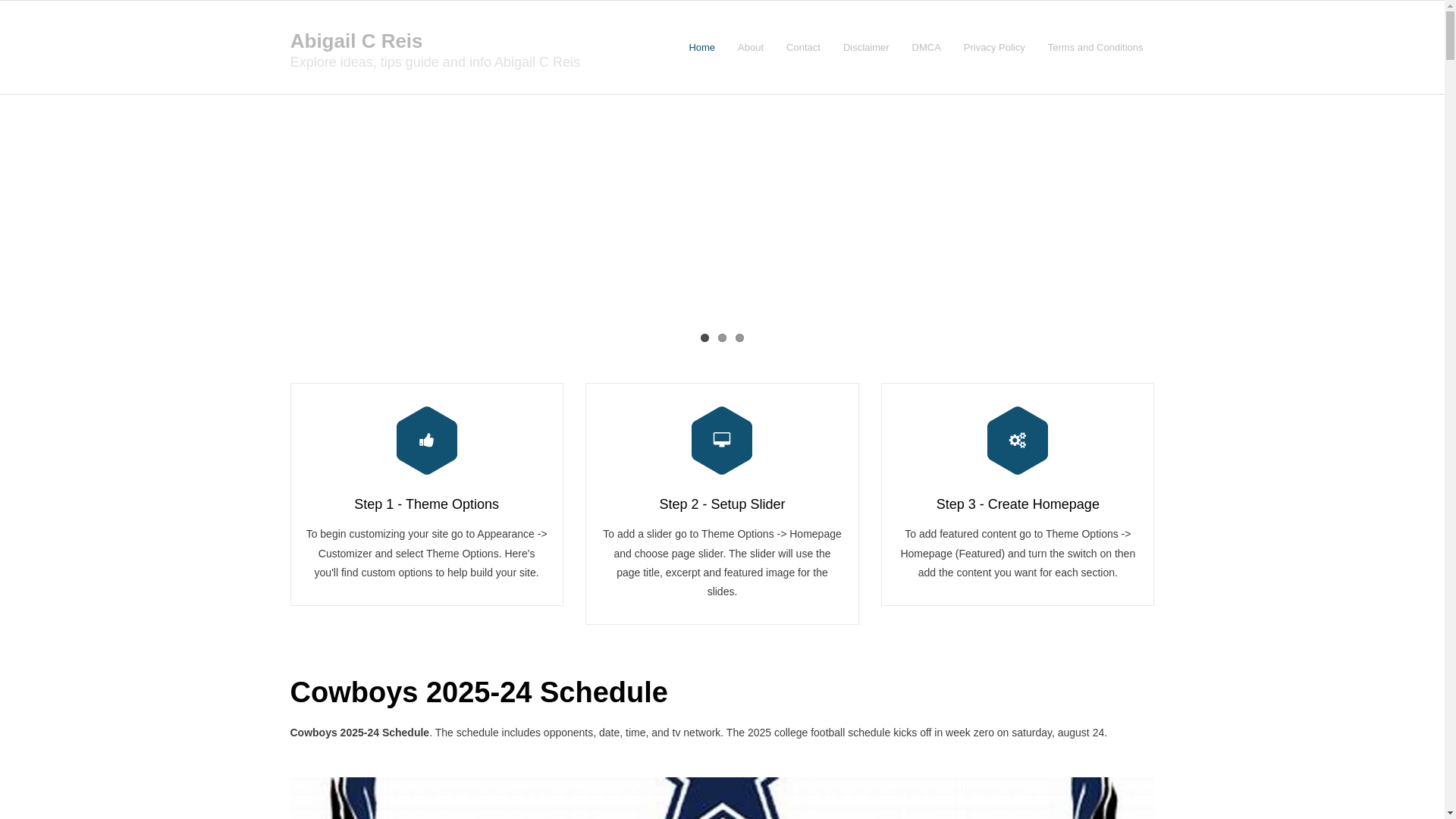 website screenshot of https://abigailcreise.pages.dev/