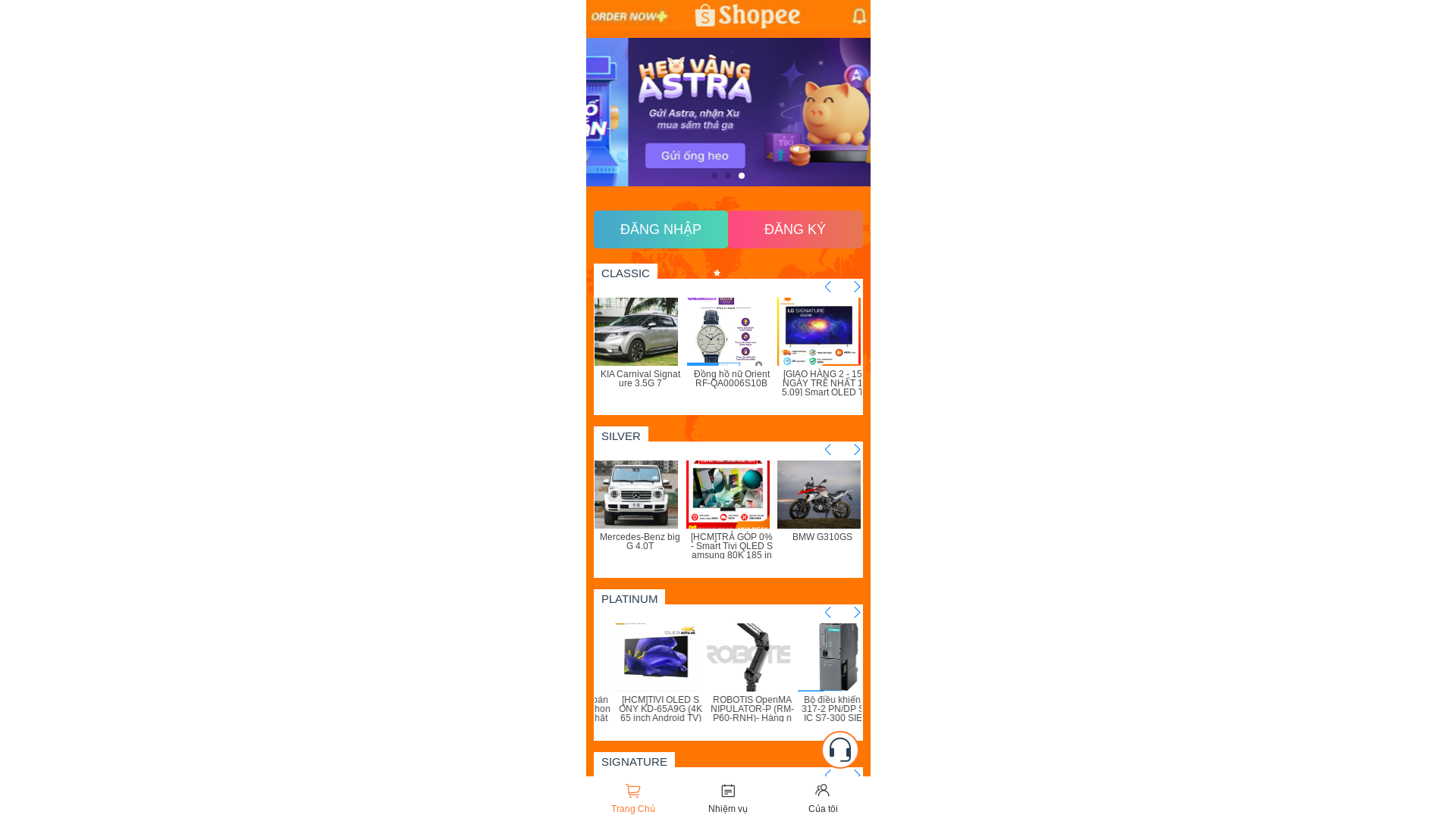 website screenshot of https://shopeemuasam24t.com/