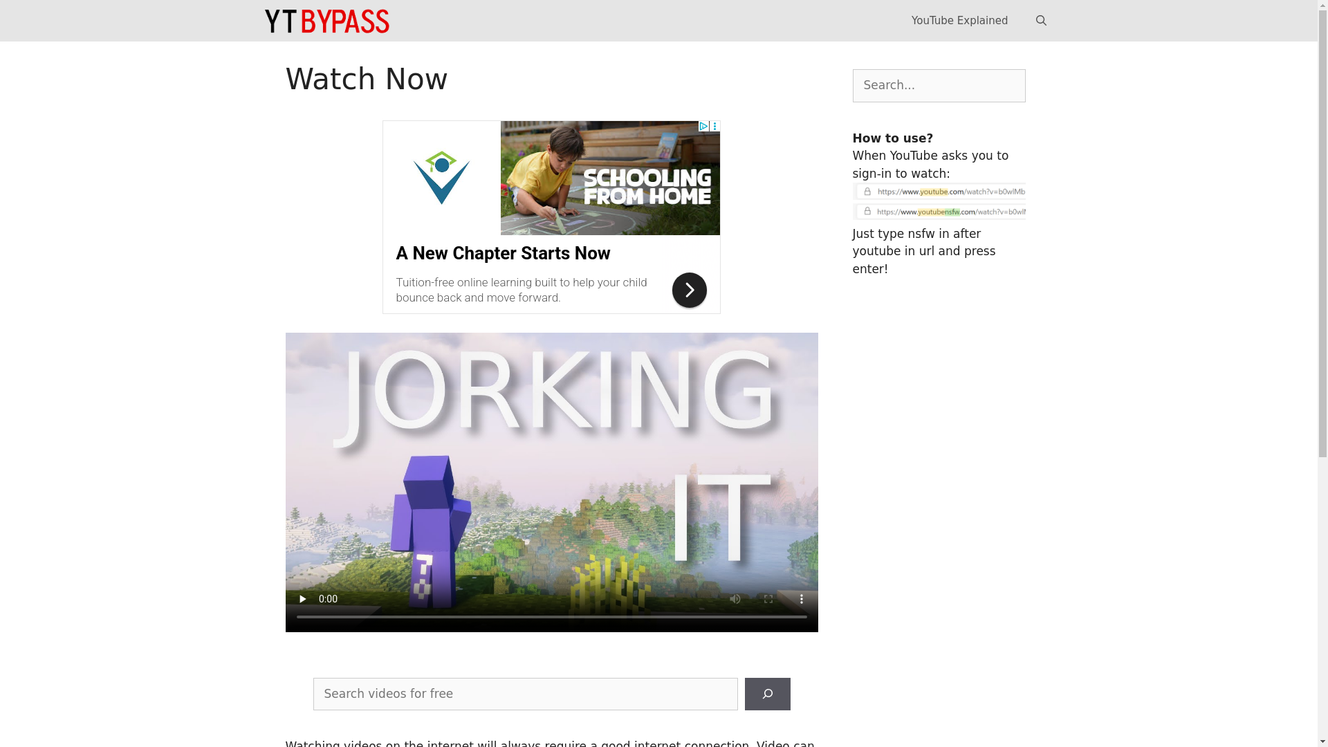 website screenshot of https://yt.zoopid.com/watch-now?v=dgIvvxAfCSk