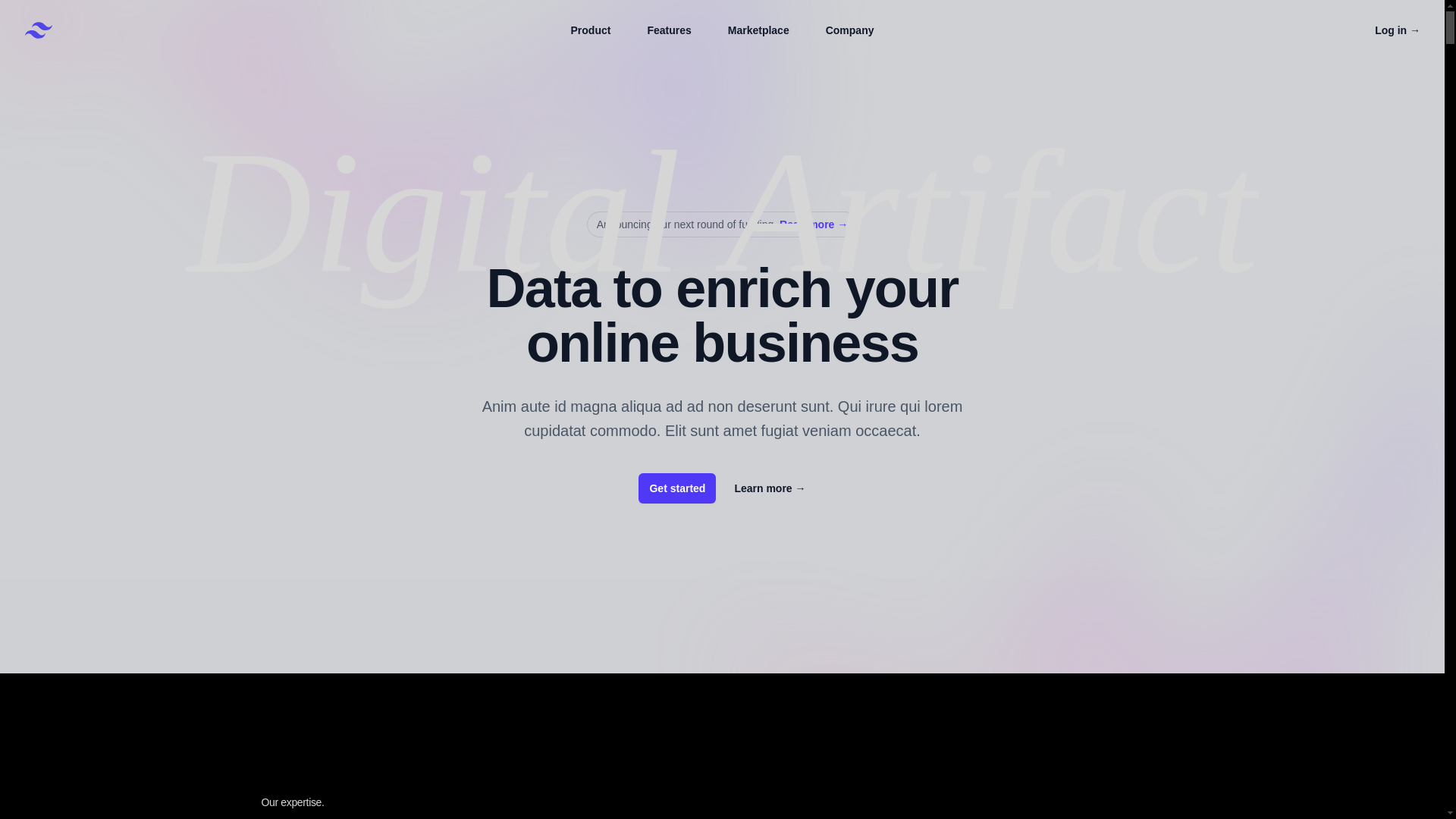 website screenshot of https://arsenal-prototypes-gsap-v1.pages.dev/