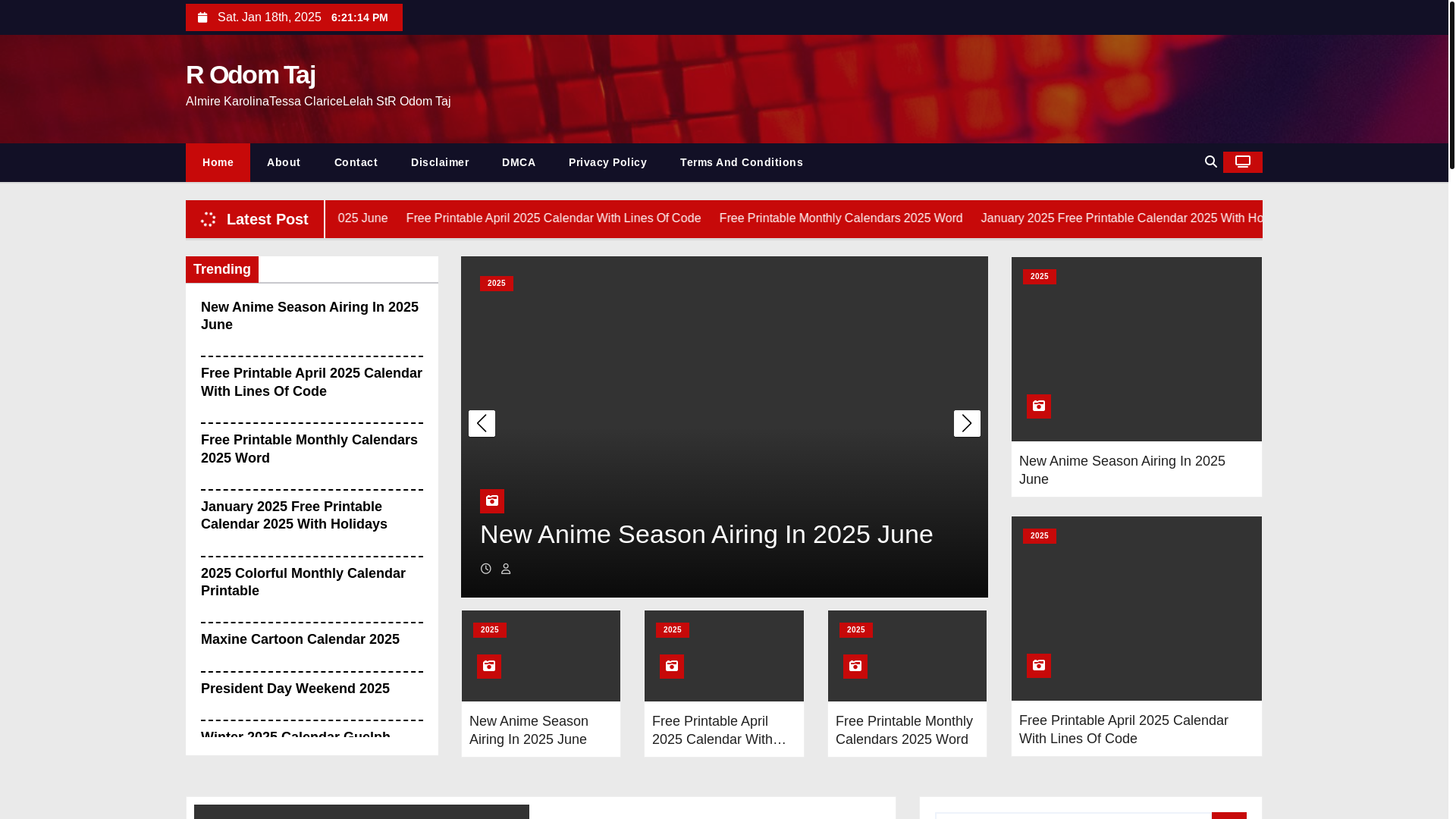 website screenshot of https://rodomtaj.pages.dev/