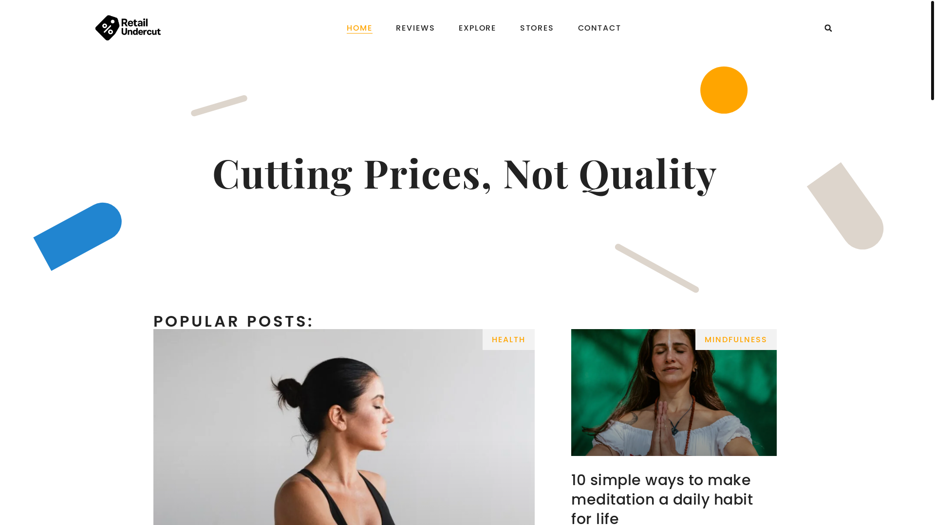 website screenshot of https://retailundercut.com/