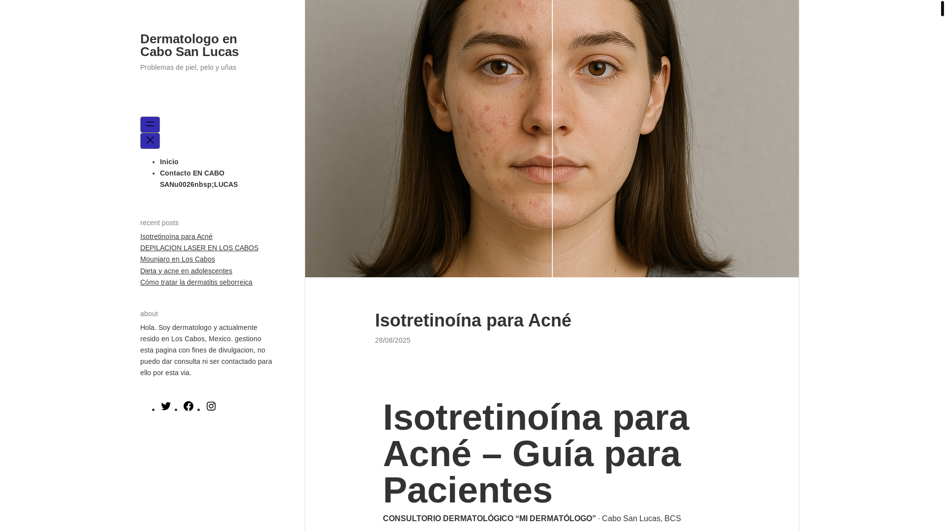 website screenshot of https://dermatologoencabosanlucas.com.mx/
