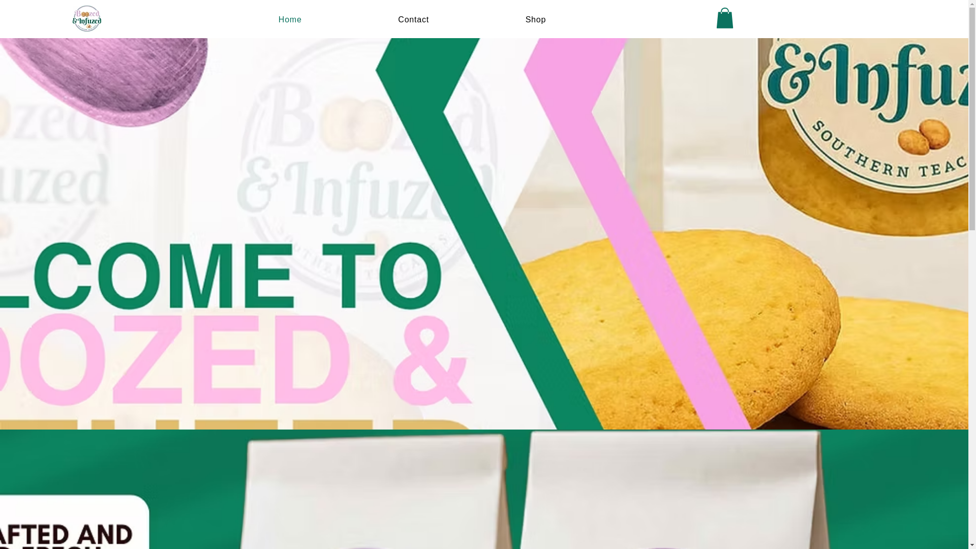 website screenshot of https://boozedteacakes.com/