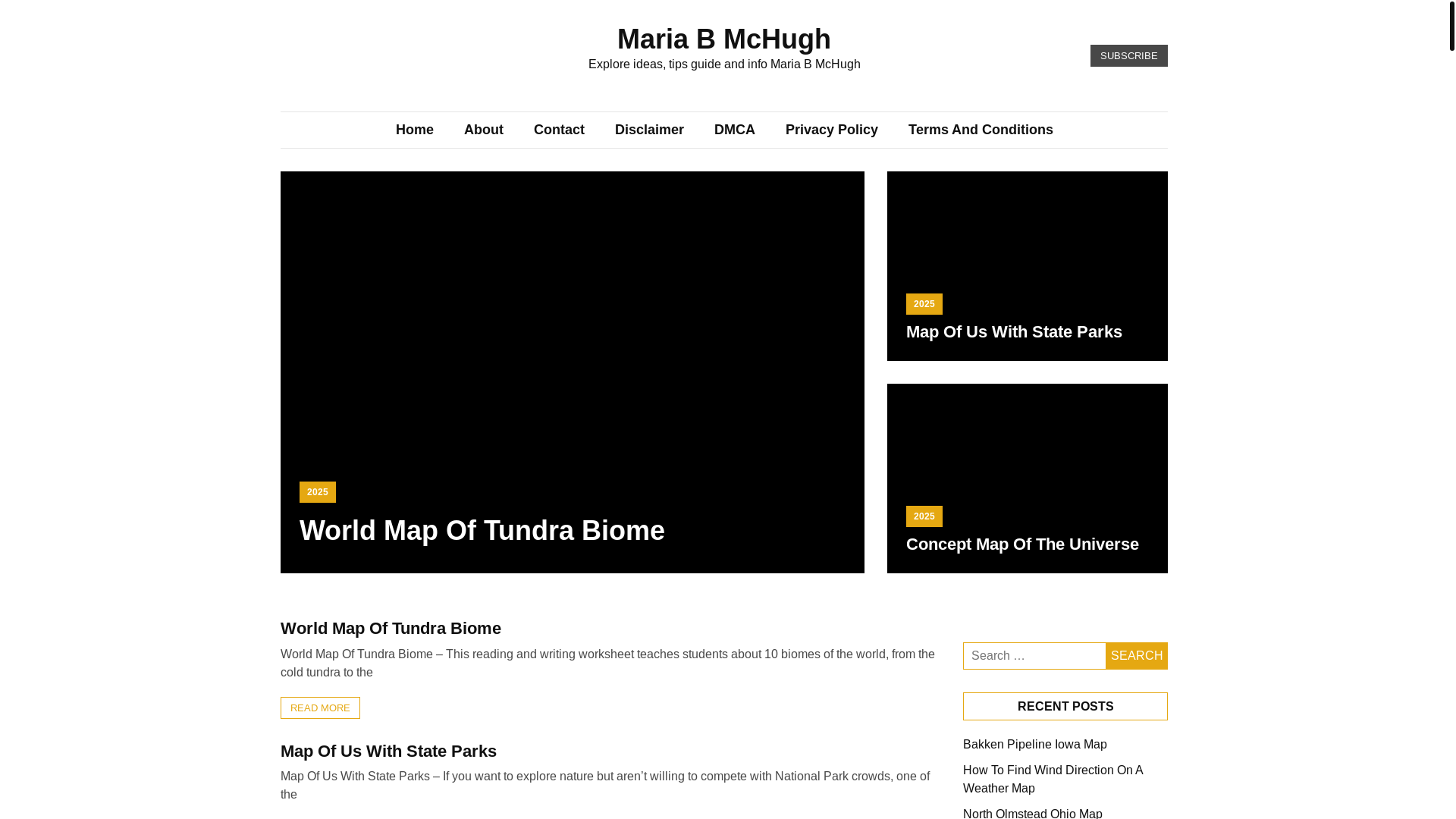 website screenshot of https://mariabmchughr.pages.dev/