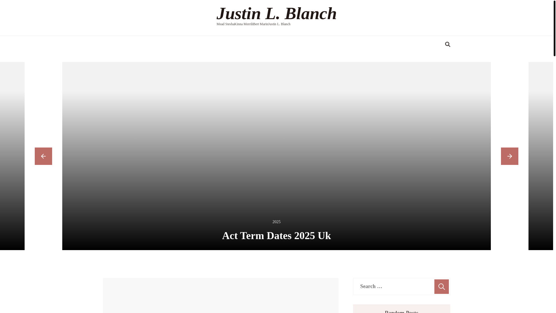 website screenshot of https://justinlblanch.pages.dev/