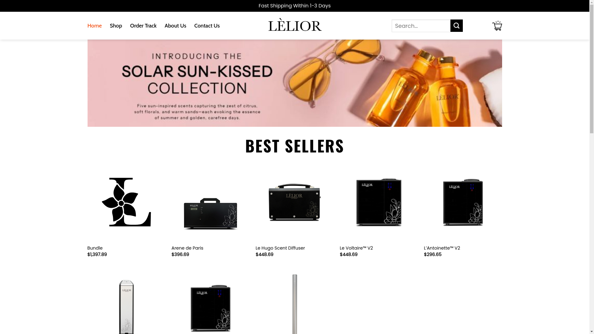 website screenshot of https://elitelelior.shop/