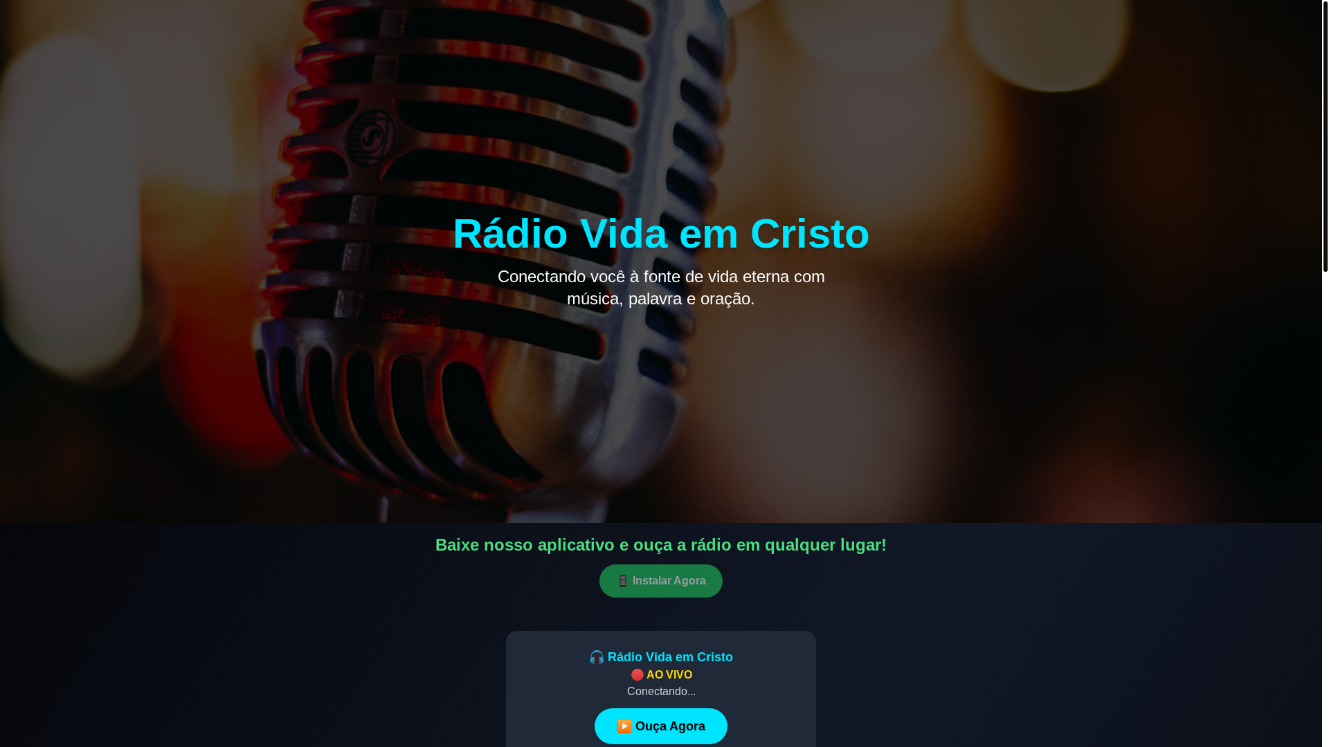 website screenshot of https://rvidaemcristo.com.br/