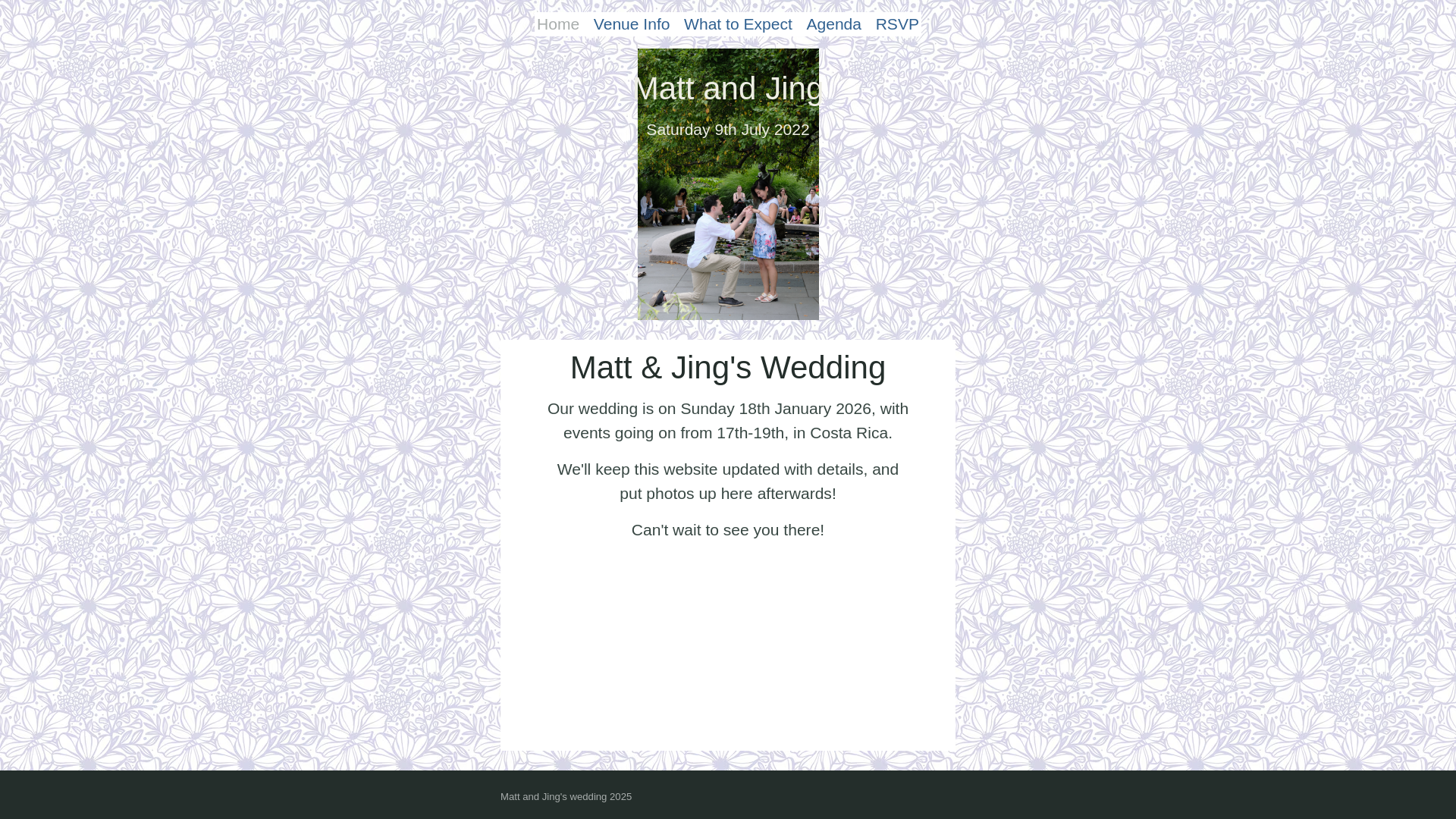 website screenshot of https://matching-matt-jing.com/