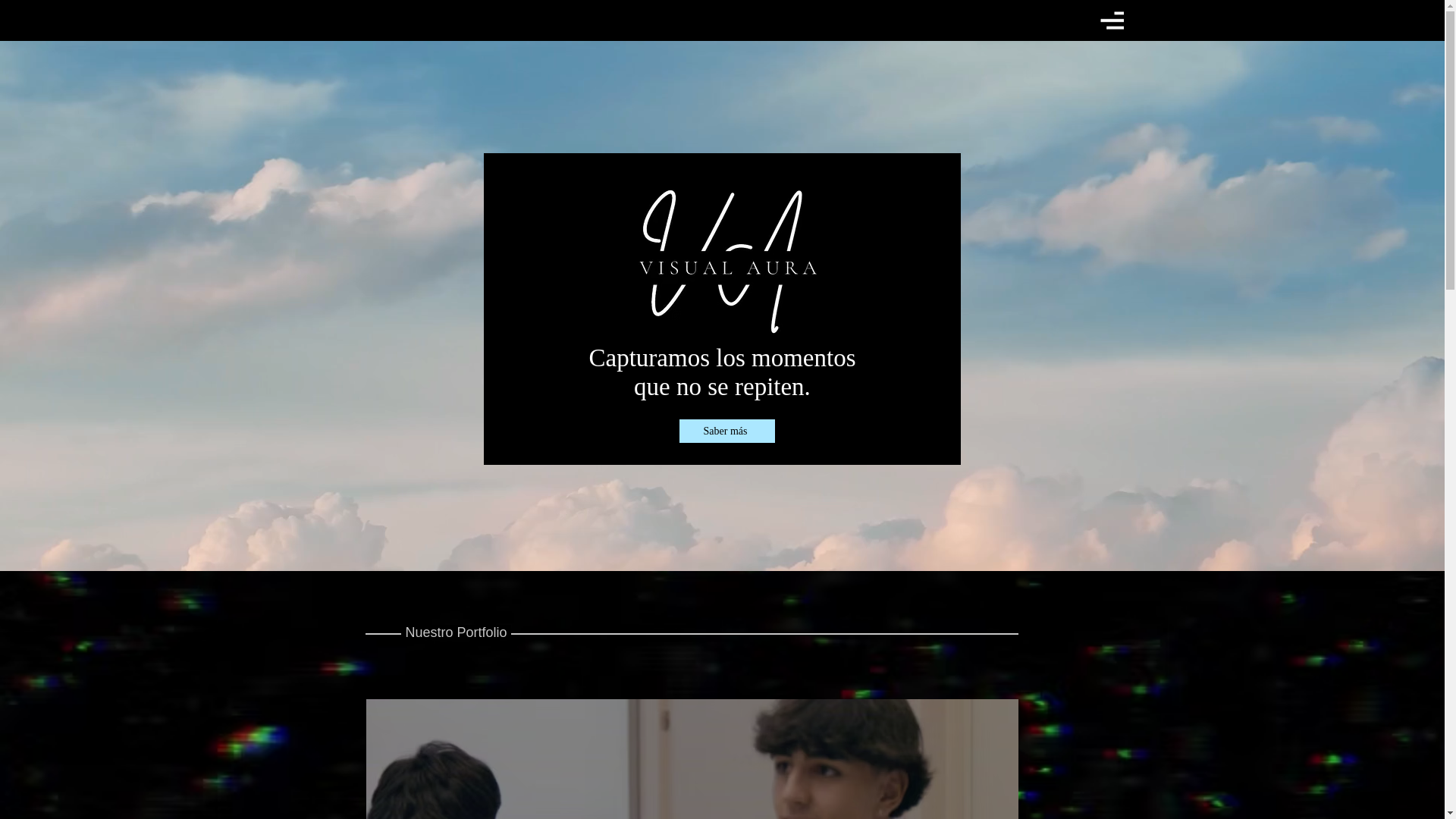 website screenshot of https://visualaura.es/