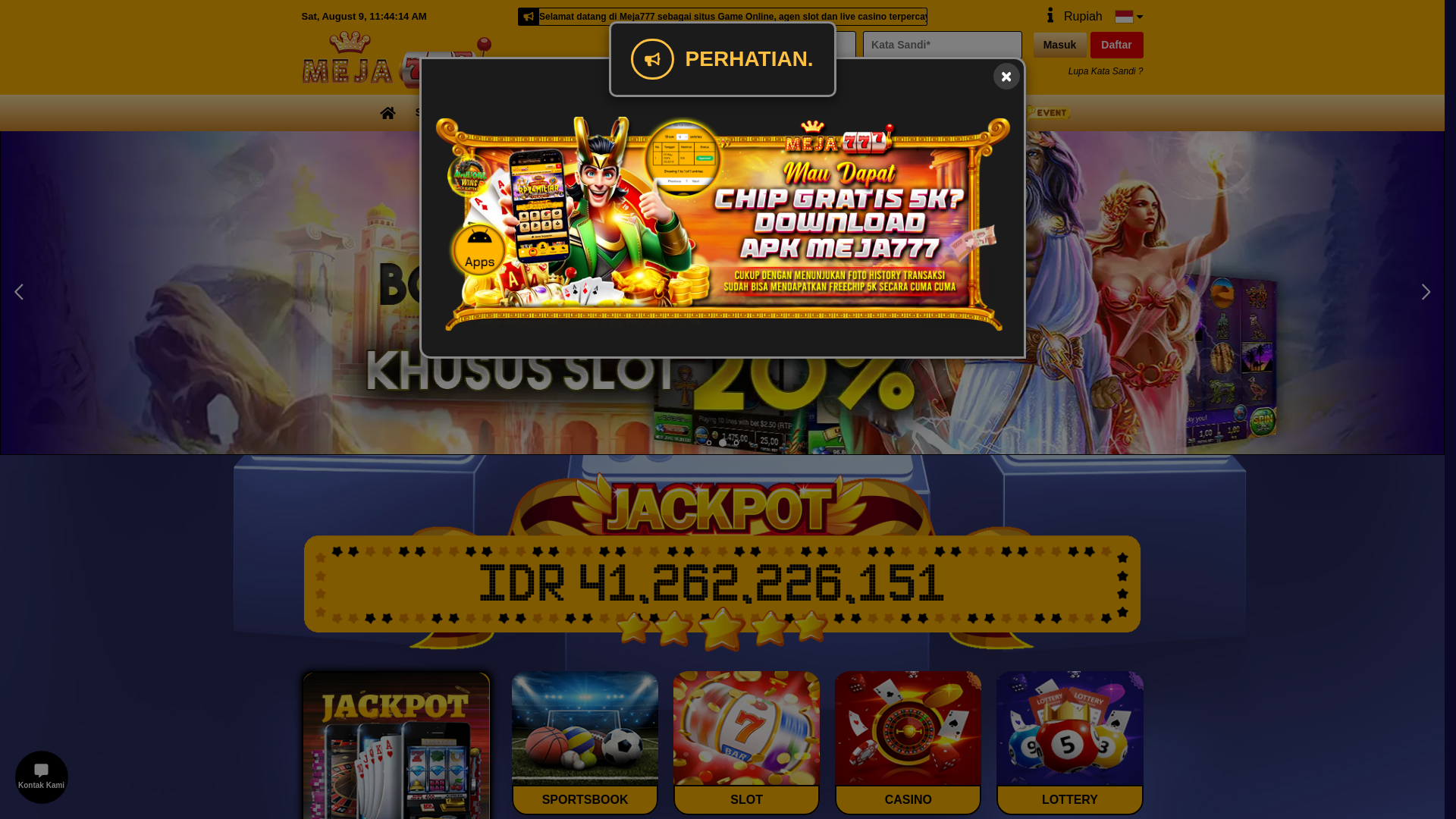 website screenshot of https://mejaselalux10.pro/