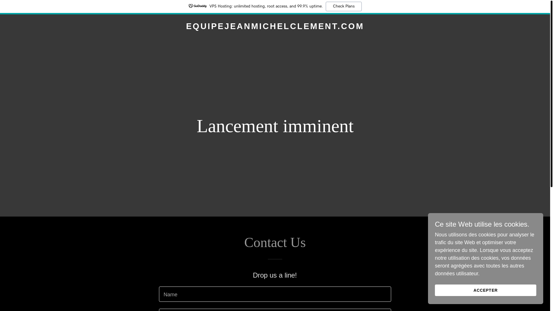 website screenshot of https://equipejeanmichelclement.com/