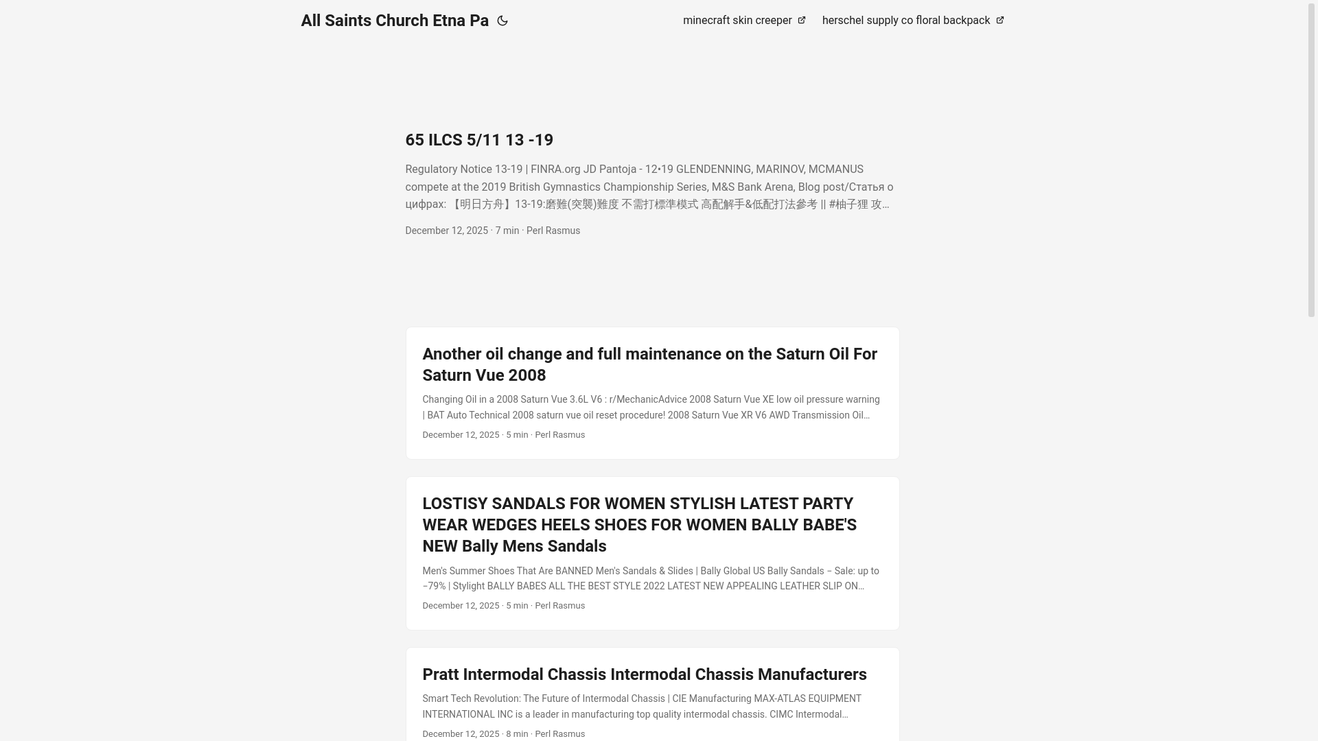 website screenshot of https://allsaintschurchetnapa.pages.dev/