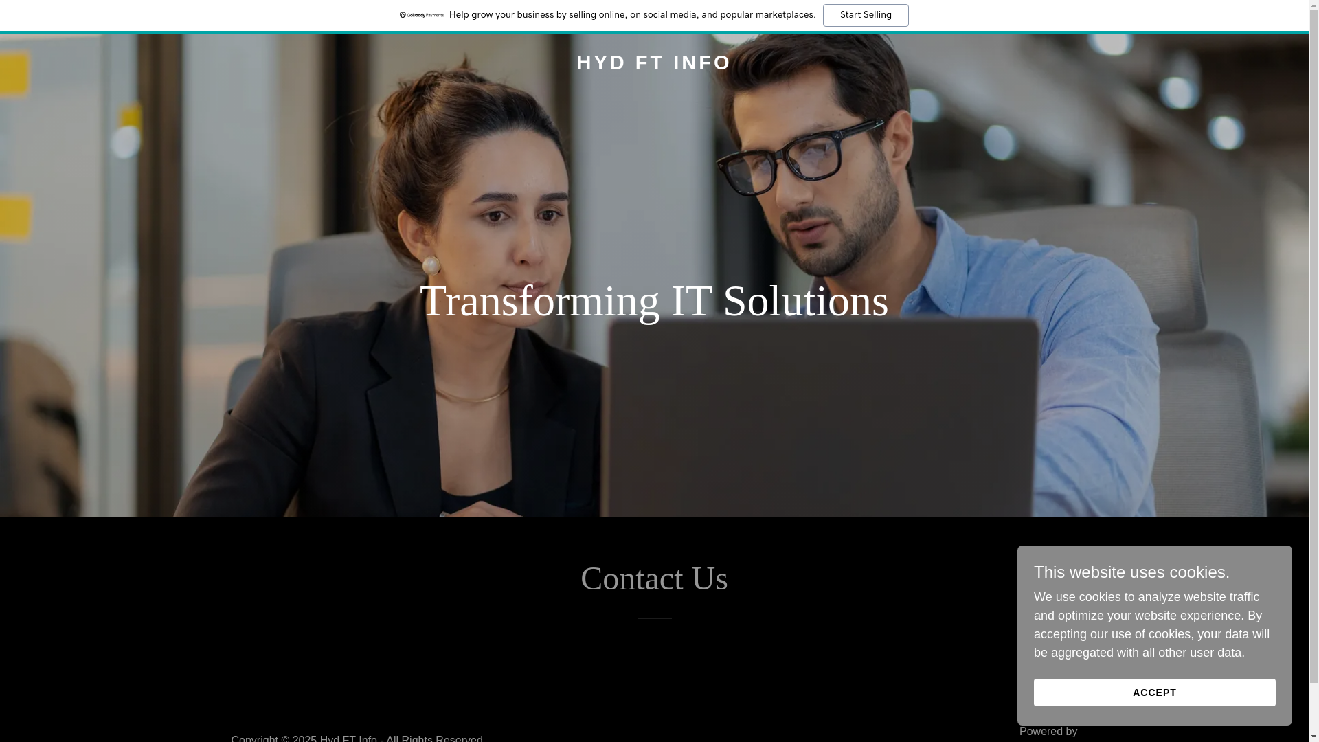 website screenshot of https://hydftinfo.xyz/