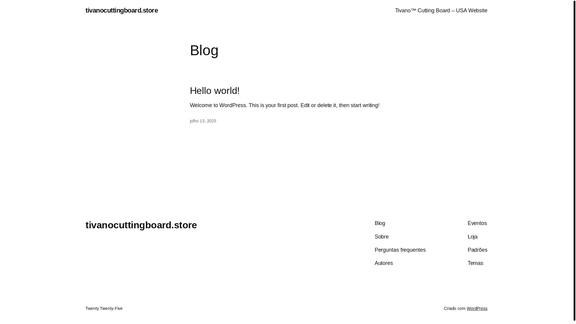 website screenshot of https://tivanocuttingboard.store/