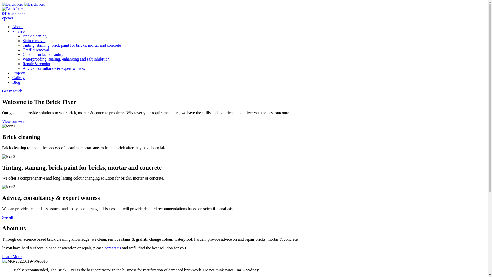 website screenshot of https://thebrickfixercomau.pages.dev/