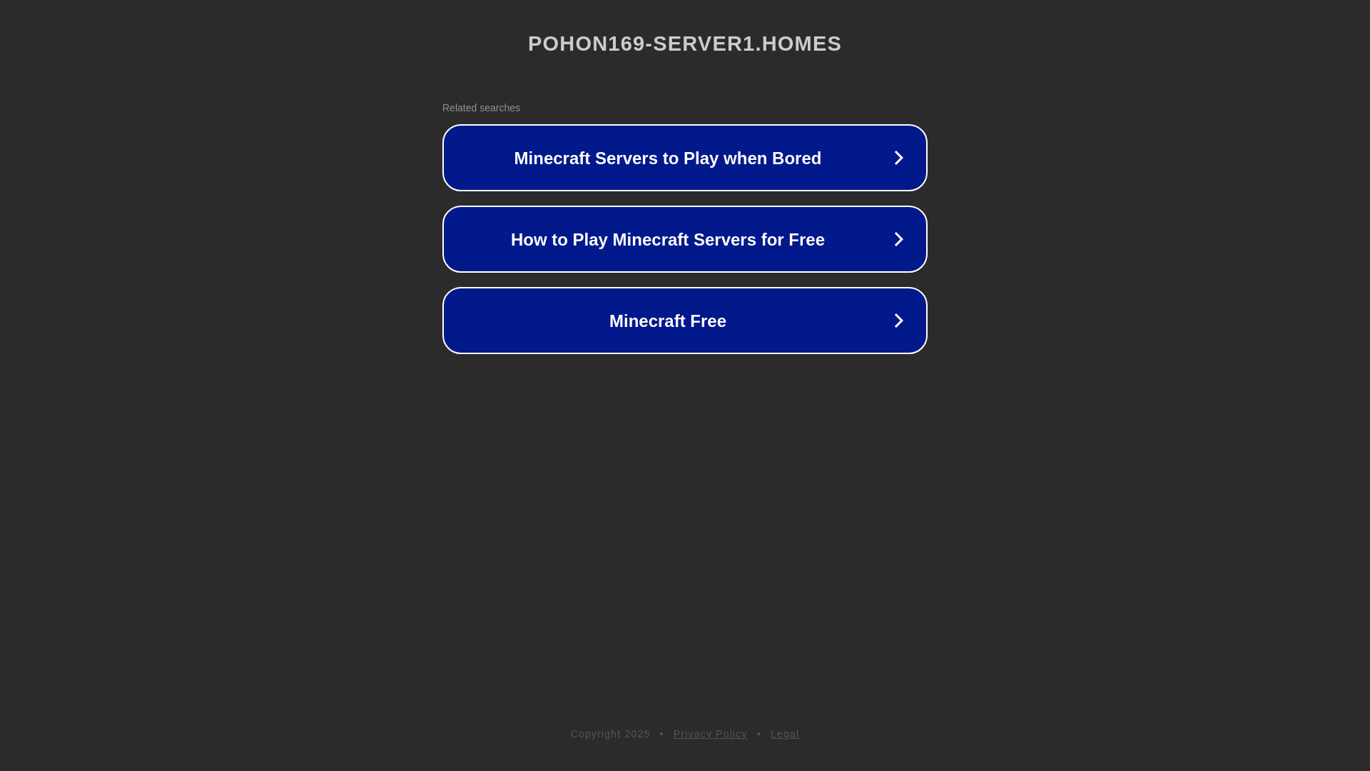 website screenshot of https://pohon169-server1.homes/