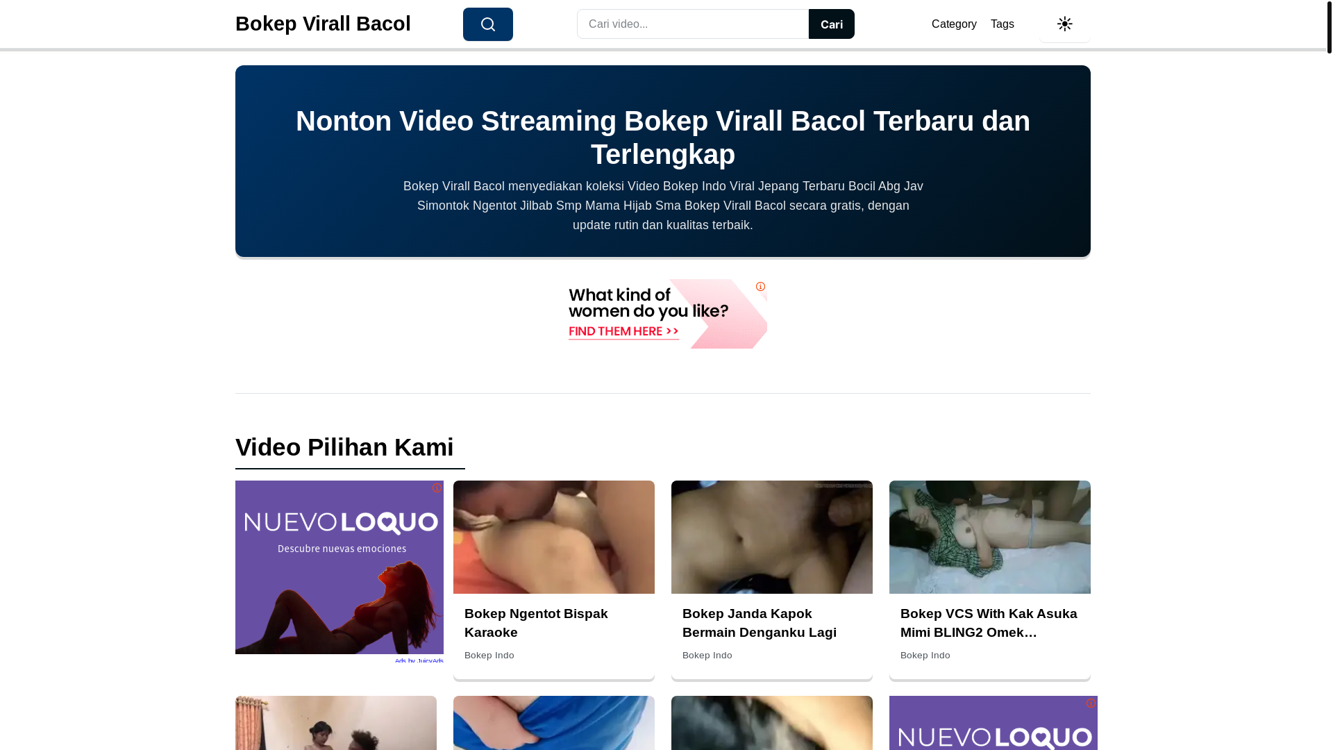 website screenshot of https://bokepvirallbacol.pages.dev/