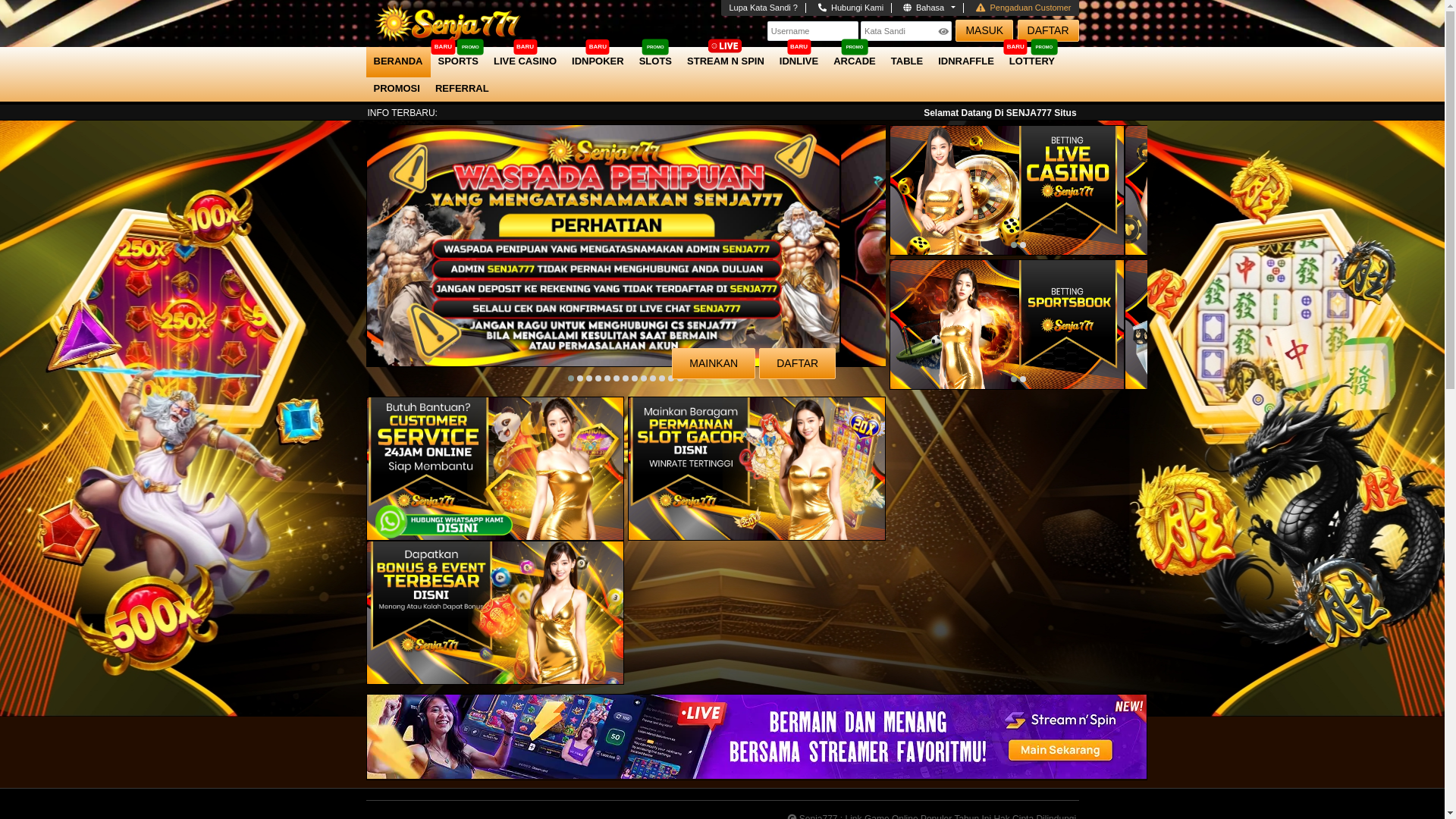 website screenshot of https://vonzi1senja.com/