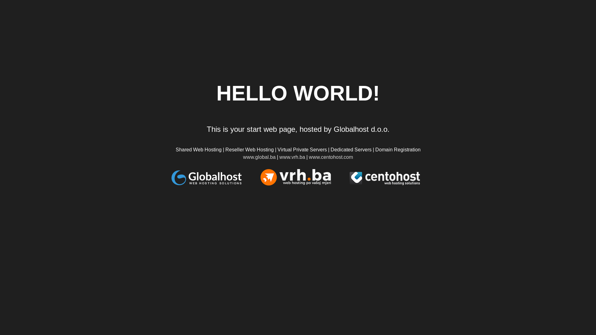 website screenshot of https://arteria.ba/