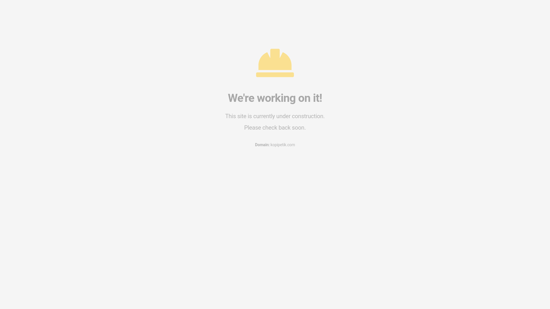 website screenshot of https://kopipetik.com/