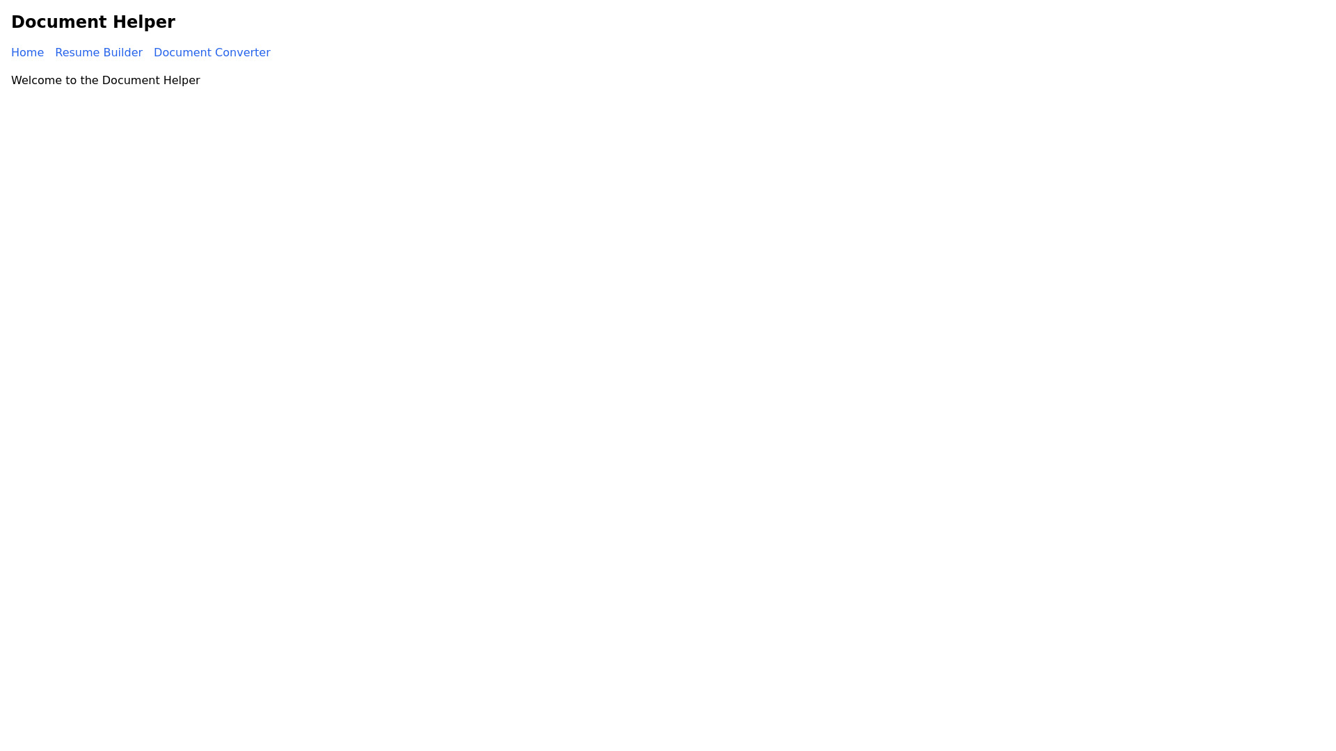 website screenshot of https://doc-helper.pages.dev/