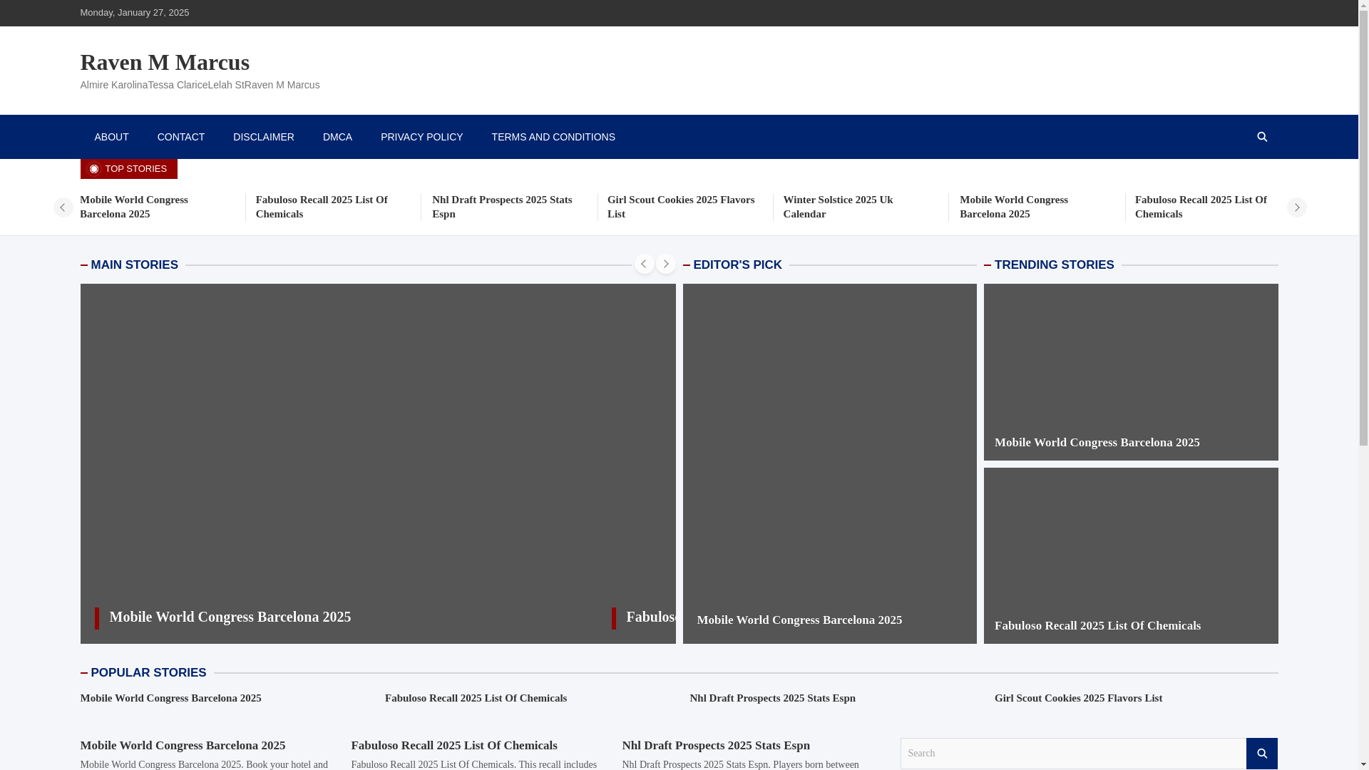 website screenshot of https://ravenmmarcus.pages.dev/