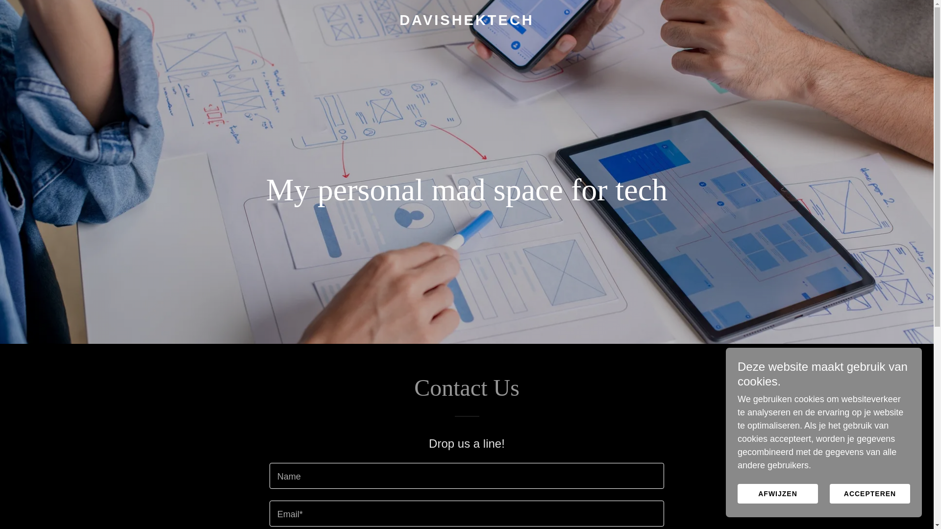website screenshot of https://learningappdavishek.xyz/