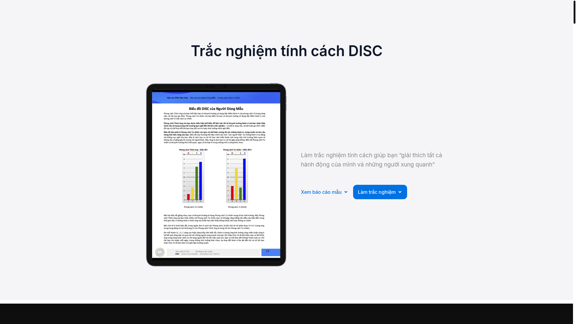 website screenshot of https://discvn.org/